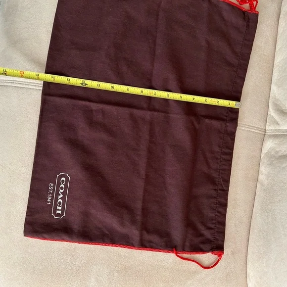 Coach Large Original with Logo ‘EST. 1941’ Dust Bag - Picture 5 of 5